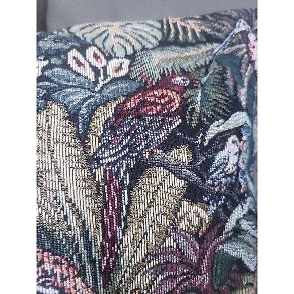 Safari Tapestry Throw Pillow Tiger Jungle 18x17” Elephant Jungle Brush - Picture 8 of 16